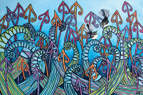 Springtime Fantails