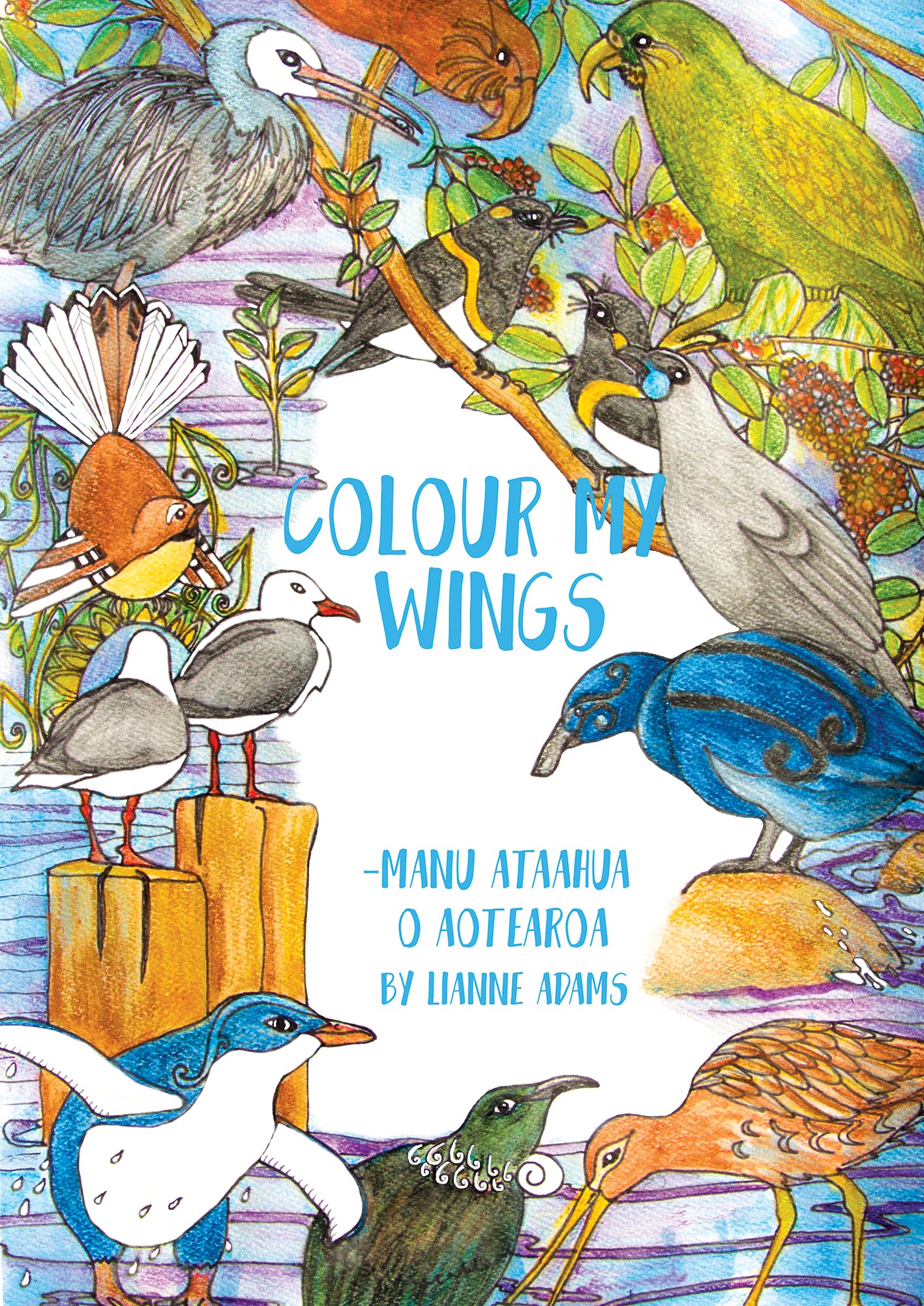 Colour My Wings - colouring book