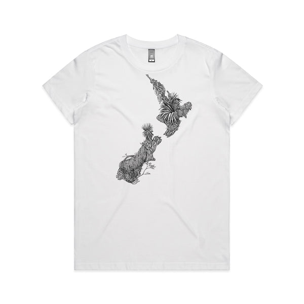 Womans Tee - New Zealand